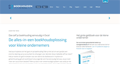 Desktop Screenshot of boekhoudeninexcel.nl
